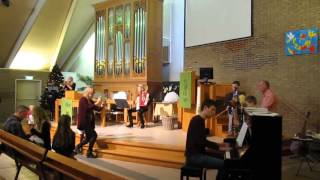 kerstmuziek 2014 met 3 stampviolen 2 met Kars en Lucas [upl. by Astri]