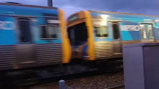 The 617pm Frankston service arriving into Seaford station 🚉 [upl. by Fishman]