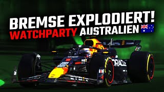 VerstappenAusfall erlöst die Konkurrenz I Watchparty F1 Australien 2024 [upl. by Natye]