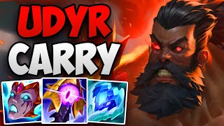 UDYR MAIN DOMINATING HIGH CHALLENGER  CHALLENGER UDYR JUNGLE GAMEPLAY  Patch 141 S14 [upl. by Emanuele378]