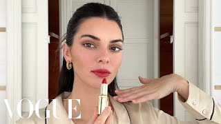 Kendall Jenner’s Guide to “Spring French Girlquot Makeup  Beauty Secrets  Vogue [upl. by Jacquelin984]