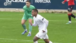 Resumen del Osasuna Promesas 01 C D Lugo  Jornada 10 Primera Federación  Club Atlético Osasuna [upl. by Eilhsa]