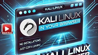 Run Kali Linux in Your Browser – No Installation Needed Just Click amp Start Learning [upl. by Auqeenahs]