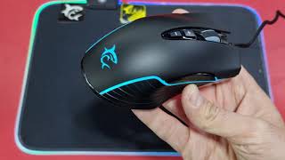 White Shark GAMING MOUSE GM5003 AZARAH RGB in 8K ULTRA HD [upl. by Iilek826]