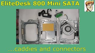 EliteDesk SATA Drive Caddies and Connectors [upl. by Ydnih]