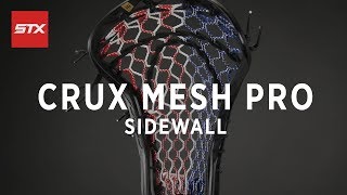 STX Crux Mesh Pro Stringing Tutorial  Sidewall [upl. by Walther]