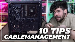 10 PRO Cablemanagement Tips 😍  Kabels wegwerken in een Game PC [upl. by Chrysler]