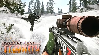 THE FIRST SNOW in TARKOV  FULL RAID [upl. by Elakram]