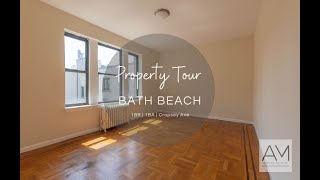 NYC Apartment Tour 1BR at Cropsey Ave Bath Beach Brooklyn [upl. by Ydollem]