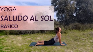 Saludo al Sol  YOGA  BÁSICO  Myriam Fitness [upl. by Golter]