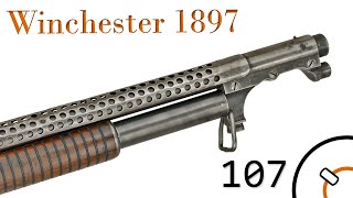 History of WWI Primer 107 US Winchester 1897 quotTrench Gunquot Documentary [upl. by Aynod]