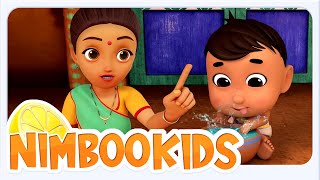 Nahi Nahi Geet Bhalu Karta Growl  Hindi Rhymes for Kids हिंदी कविताएँ [upl. by Milks]