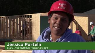 YouthBuild Program Teaching Young Adults Carpentry Skills [upl. by Ayres]