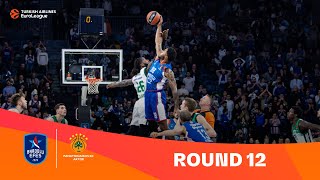 EfesPanathinaikos  Round 12 Highlights  202324 Turkish Airlines EuroLeague [upl. by Keenan]