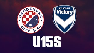 JBNPL Dandenong City v Melbourne Victory U15 Boys [upl. by Aicenev]