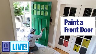 How to Paint Your Front Door  This Old House Live [upl. by Poyssick825]