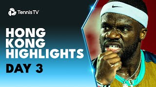 Tiafoe Begins His 2024 Shang vs van de Zandschulp MARATHON  Hong Kong 2024 Highlights Day 3 [upl. by Ahseekat33]