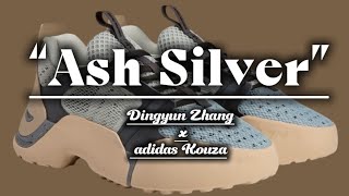 Dingyun Zhang x adidas Kouza “Ash Silver”  Detailed look  Price and Date Release [upl. by Kennett]