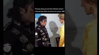 Princess Diana got sad when Michael Jackson removed Dirty Dianafrom his concert in 1988 [upl. by Nagaem]