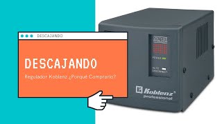 Descajando Regulador Koblenz 2800 VA ¿Realmente necesito uno ¿Porqué mi regulador hace ruidos [upl. by Guinna]