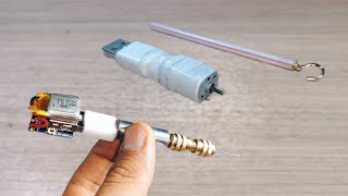 Making mini drill and mini mixer with DC motor [upl. by Aniles303]