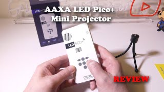 AAXA LED Pico Mini Projector REVIEW  Small But Mighty [upl. by Haldane]