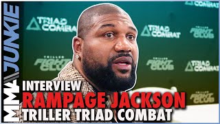 Rampage Jackson UFC and Bellator should be worried about Triller Triad Combat [upl. by Forest149]