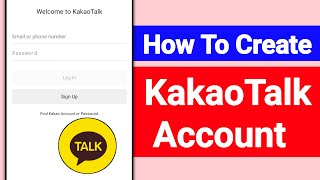 How To Create Or Signup KakaoTalk Account   Full Tutorial [upl. by Aicyla]