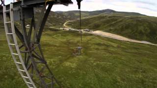 Cairnwell Chairlift Glenshee 20120826 [upl. by Naujd]