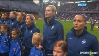 La Marseillaise  French National Anthem Equipe de France Féminine de Football [upl. by Eiramenna]