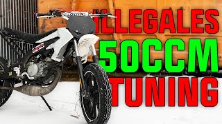 ILLEGALES 50CCM MOPED TUNING [upl. by Beata]