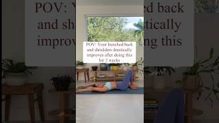 Rounded Shoulders amp Hunched Back  Posture Exercise posture pelvicfloor mobility [upl. by Breech]