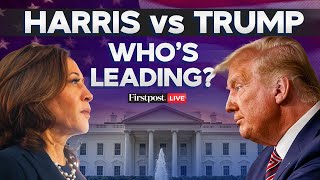 US Election 2024 LIVE Polls Tighten as Trump amp Harris Target Swing States  Trump vs Harris [upl. by Atcele108]