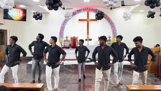 Youth Boys Dance  Folk fusion  Youth Sunday 2024 johnjebaraj tamilchristiansongs joelthomasraj [upl. by Kries338]