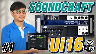 Soundcraft Ui16 ดิจิตอลมิกเซอร์ 16input พร้อม Wifi และ DSP ในตัว  Audiocity Review EP 148 [upl. by Eltsirhc]