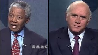 De Klerk Mandela preelection debate rebroadcast 14 April 2019 [upl. by Macmillan]