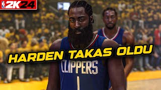 JAMES HARDEN TAKAS OLDU  LOS ANGELES CLIPPERS REBUILD NBA 2K24 TÜRKÇE [upl. by Nibot]