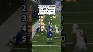 Can Ashton Jeanty Get 100 Passing Yards in 10 Pass Attempts or Less [upl. by Russ]