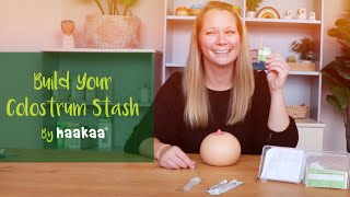 How to Harvest Colostrum the EASY Way ft Haakaa Colostrum Collectors [upl. by Leahplar]