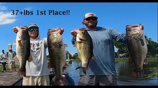 LAKE OKEECHOBEE POPPED OFF 37Lbs Team Derb [upl. by Kamerman]