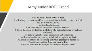 High School JROTC CADET CREED bloopers [upl. by Nnylram]