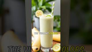 Cucumber And Banana Smoothie Recipe The Perfect Combo For You facts healthjourney fruit [upl. by Gerhan51]