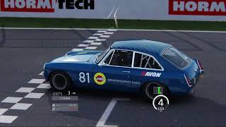 MGB GT hotlaps Silver Coin in Assetto Corsa [upl. by Attenohs]