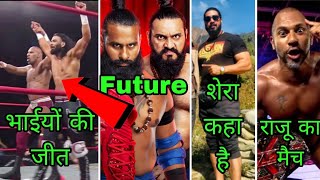 Jinder Mahal amp Bhupinder Gujjar Match Mahabali Shera in India  Veer and Sanga  Rohit Raju TNA [upl. by Eudosia283]