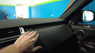 Opening BOTH Range Rover Glove Box Compartments [upl. by Tirzah812]