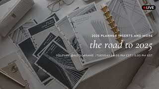 The Road to 2025 NOTIQ Planner Inserts amp Refills [upl. by Bessy]