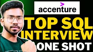 Top SQL Interview Questions Asked in Accenture🔥 Accenture Interview Questions and Answers [upl. by Aipotu]