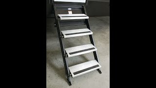 MORryde Flip Tread RV Camper Entry Step DIY with Step Storage Box a must for Toy Haulers [upl. by Beach]