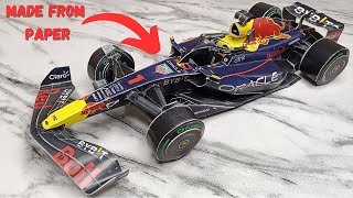 How to make Redbull RB18 F1 car from paper [upl. by Nimesh847]