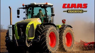 Claas Xerion 5000 amp Vaderstad Rexius 1020  2019 [upl. by Jeffers]